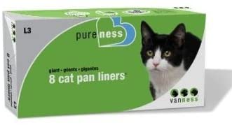 Pureness 8 Cat Pan Litter Liners Giant L3