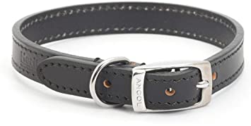 Ancol Black Leather Collar (Size 3)