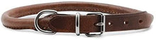 Load image into Gallery viewer, Ancol Heritage Round Leather Chestnut Collar (Size 7)
