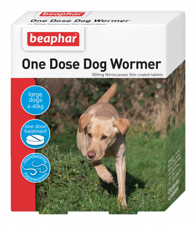 Beaphar One Dose Wormer for Dogs Large dog