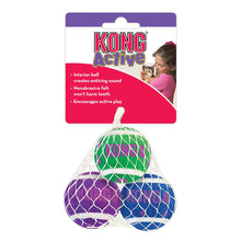 Load image into Gallery viewer, Kong Active Cat Tennis Balls With Bells 3PK
