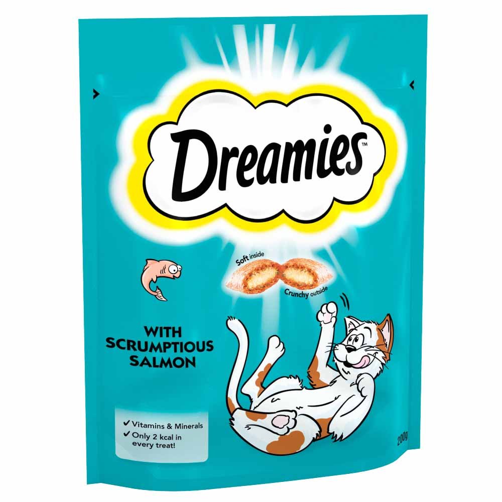 Dreamies Cat Treats with Salmon 60g