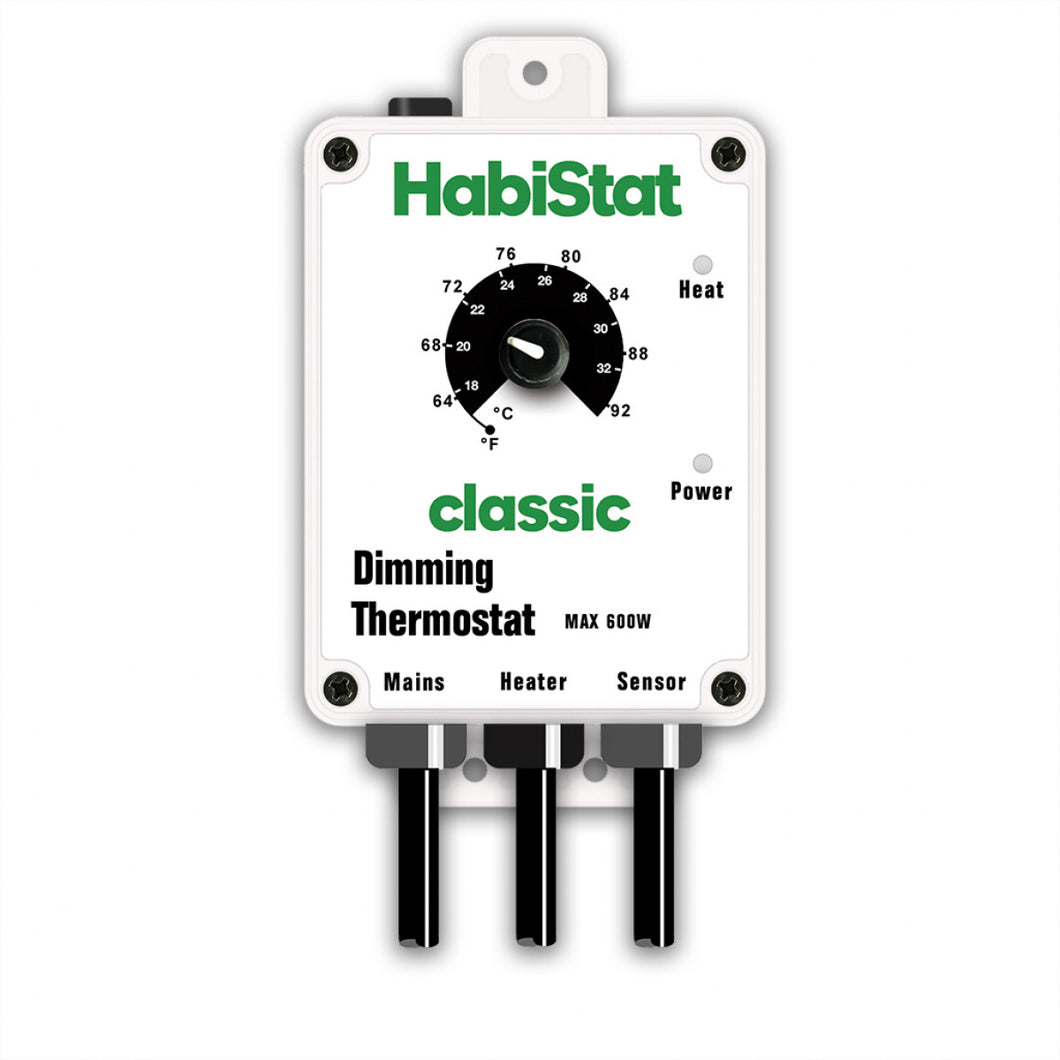 HabiStat Dimming Thermostat, Standard, White, 600 Watt