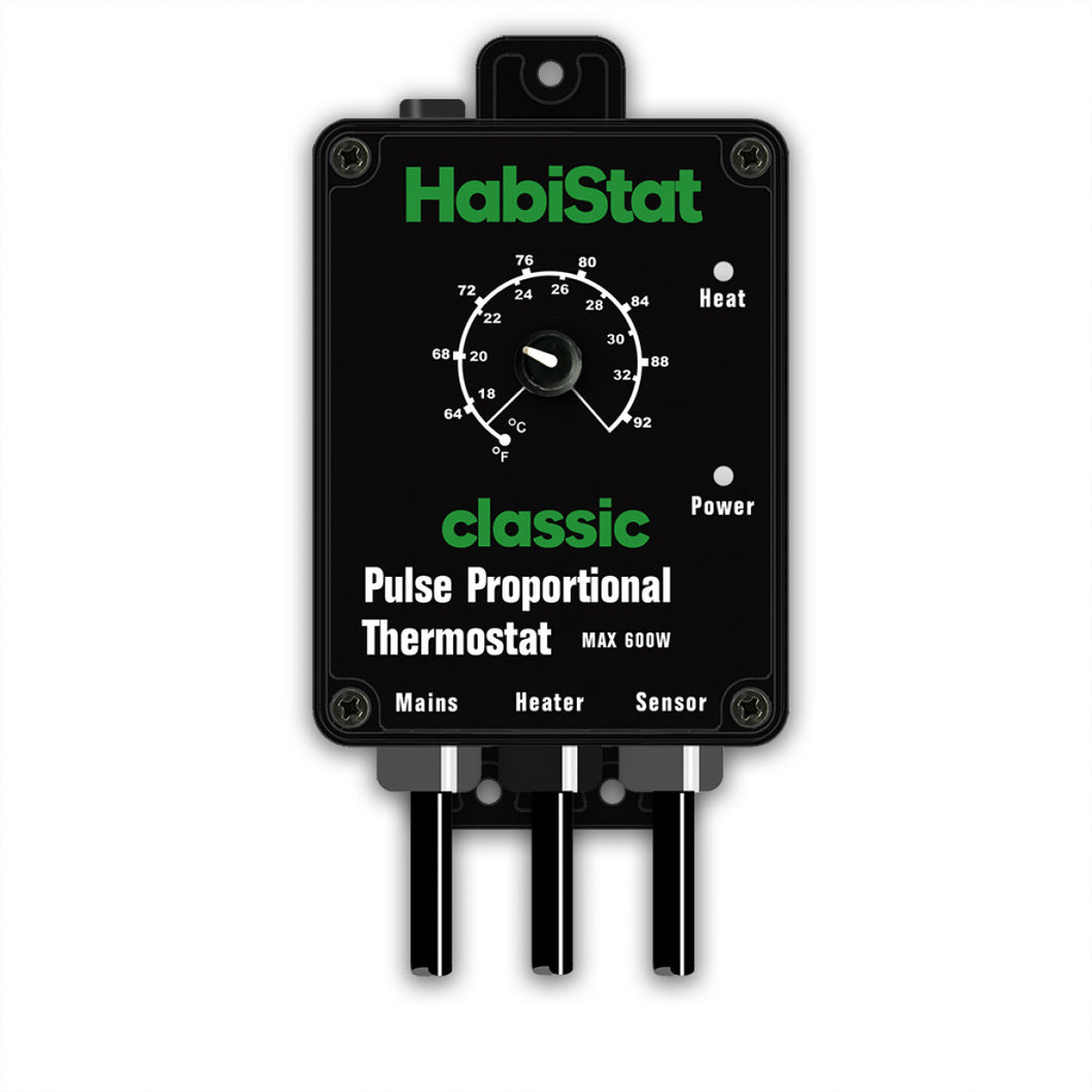 HabiStat Pulse Thermostat, Black, Standard, 600 Watt