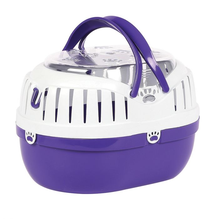 Happy Pet Small Animal Carrier Purple Large
