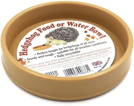 Hedgehog food or water bowl