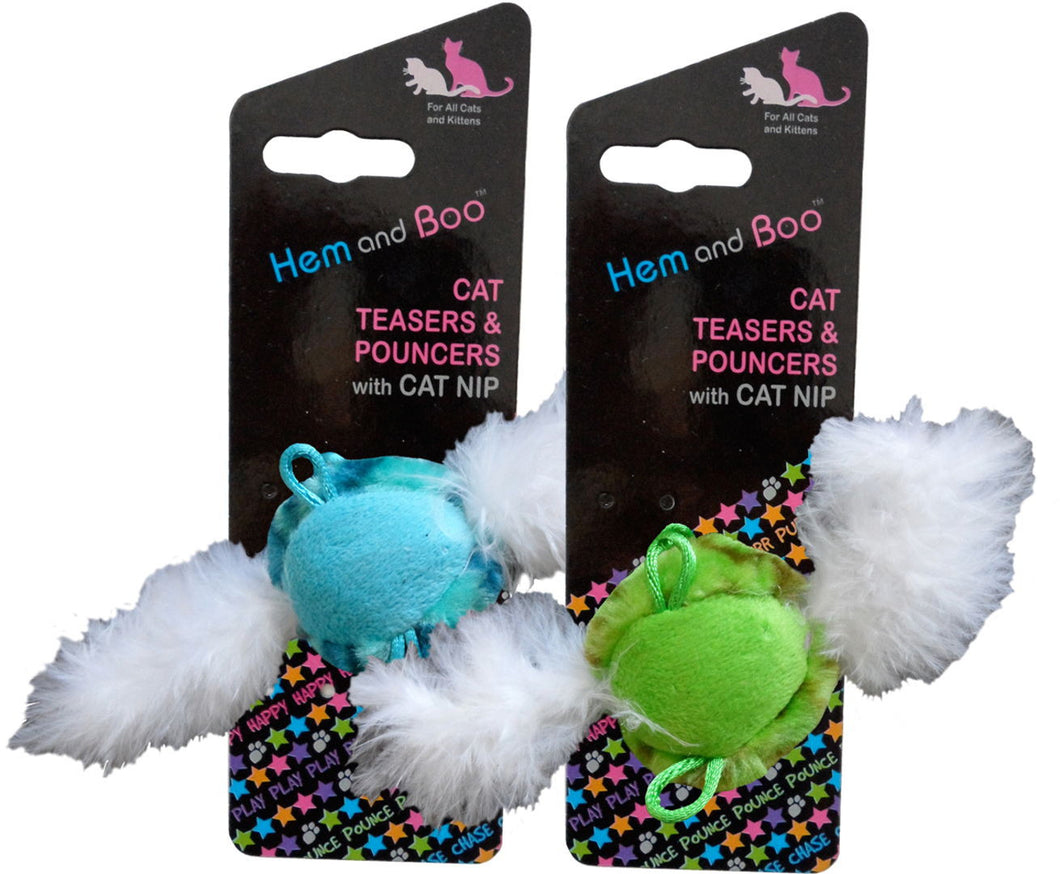 Hemm & Boo Chirping Feather Toy