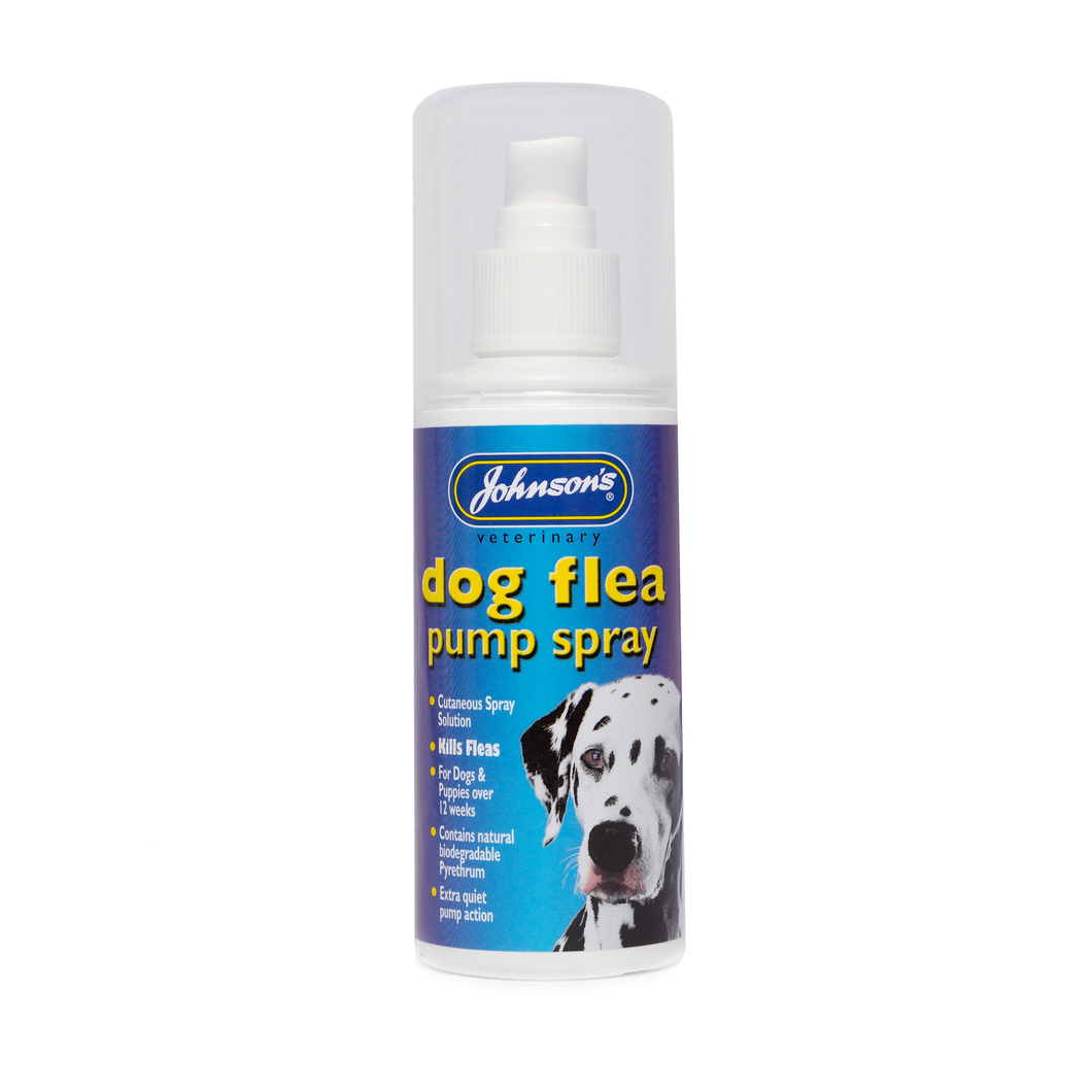 Johnson's Dog Flea Spray Pump, 100ml