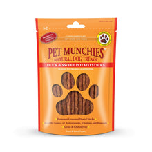 Load image into Gallery viewer, Pet Munchies 100% Natural Duck &amp; Sweet Potato Dental Sticks
