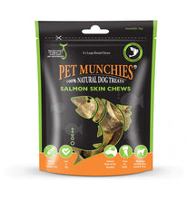 Load image into Gallery viewer, Pet Munchies 100% Natural Large Salmon Skin Chews

