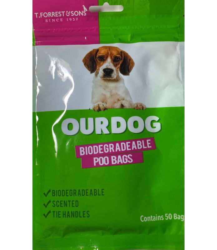 T. Forrest & Son's Our Dog Biodegradable poo Bags